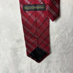 Red Plaid Tie